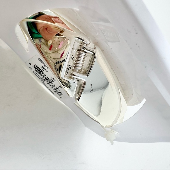 NWT Touch of Silver Trendy Hinged Cuff Bracelet Geometric Snake Silver Plated - Picture 6 of 6